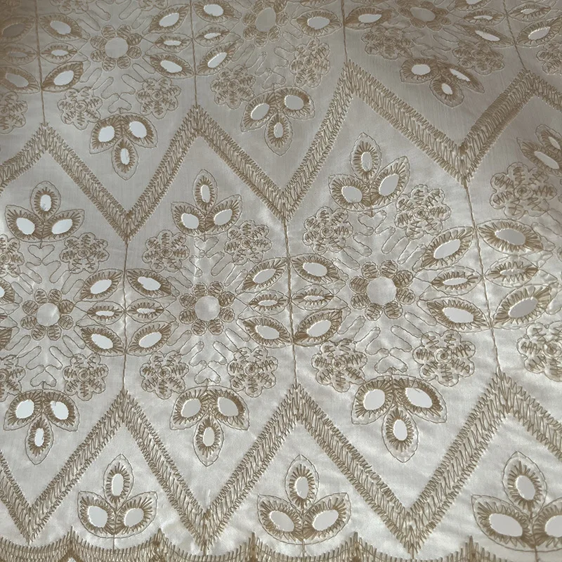 Hollow Out Embroidered Lace Fabric for Dress Wedding Gown Curtains Diy Sewing Cloth
Hollow Out Embroidered Lace Fabric for Dress Wedding Gown Curtains Diy Sewing Cloth