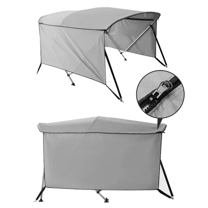 3 Bow Bimini Top Boat Canopy Bimini Top Aluminum Tube Add Sidewalls Sun Shade for Boats Customized Size
3 Bow Bimini Top Boat Canopy Bimini Top Aluminum Tube Add Sidewalls Sun Shade for Boats Customized Size