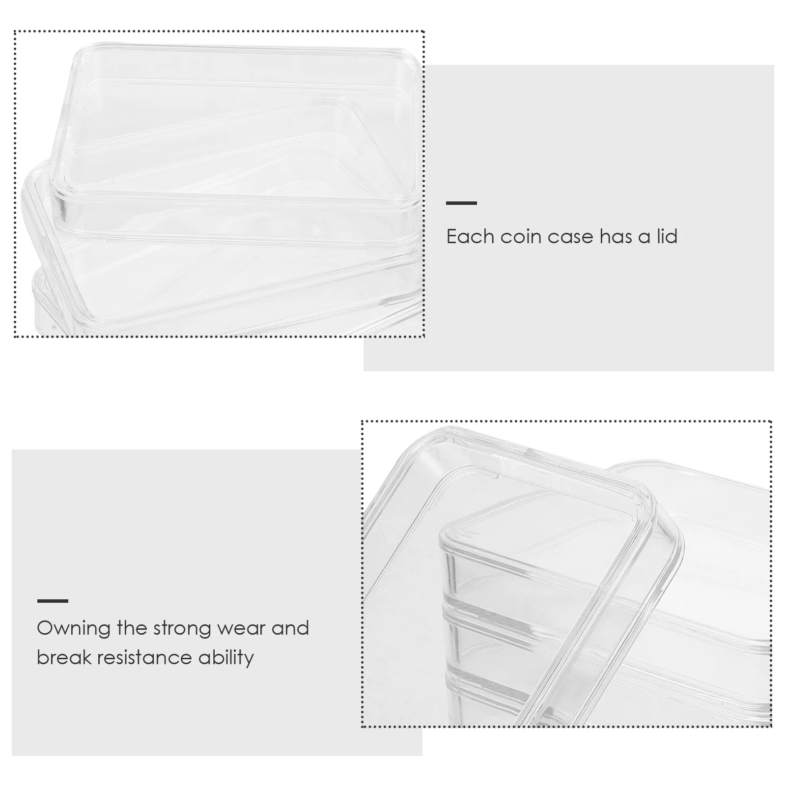 4Pcs Protective Box for Coins Coin Storage Case Transparent Round Holder Dust-Proof Capsule for Collectors Organizing Small Coin
4Pcs Protective Box for Coins Coin Storage Case Transparent Round Holder Dust-Proof Capsule for Collectors Organizing Small Coin