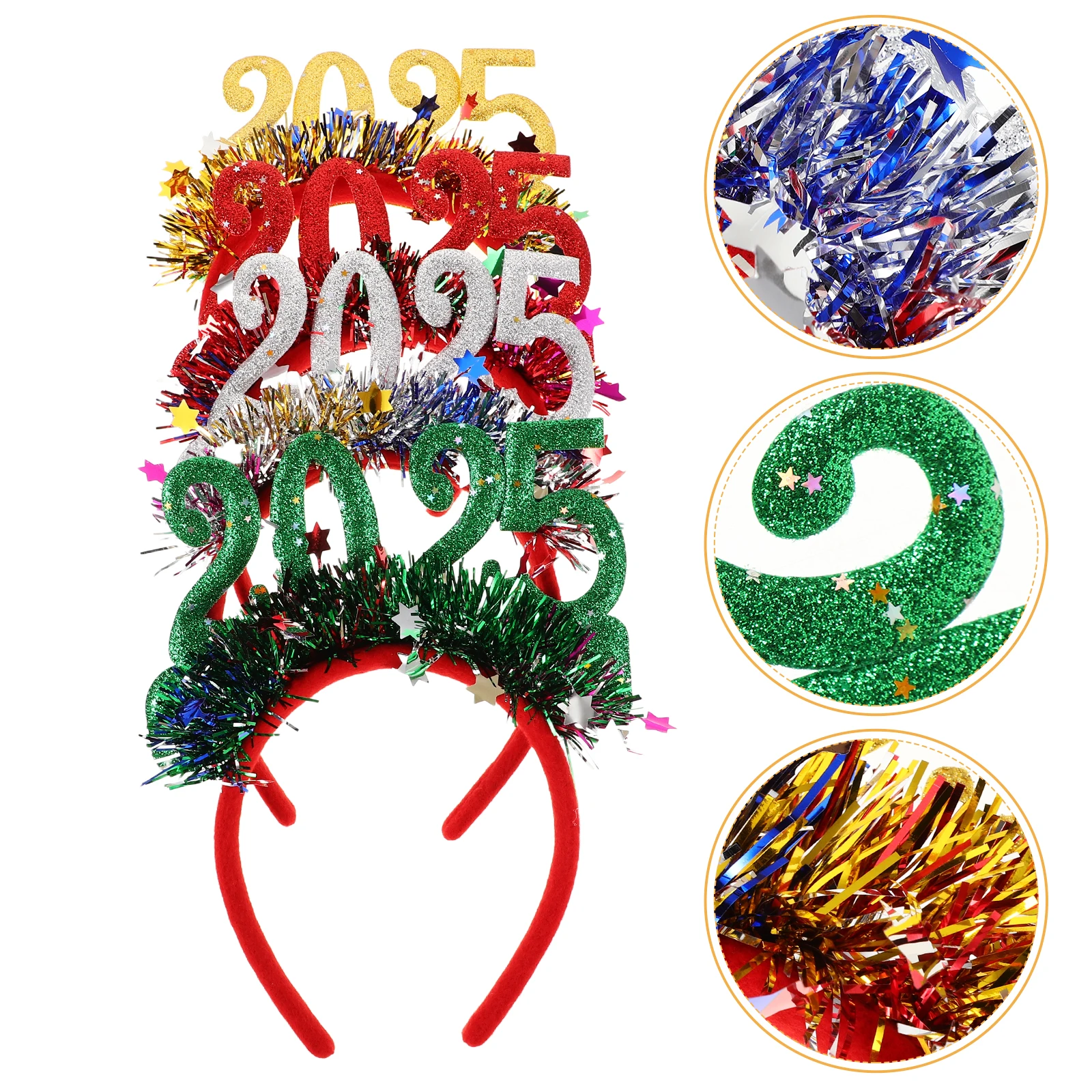 4Pcs New Year Headbands Glitter Colorful Party Hair Accessories Holiday Dress Up New Year Eve Celebration Party Hair Accessories
4Pcs New Year Headbands Glitter Colorful Party Hair Accessories Holiday Dress Up New Year Eve Celebration Party Hair Accessories