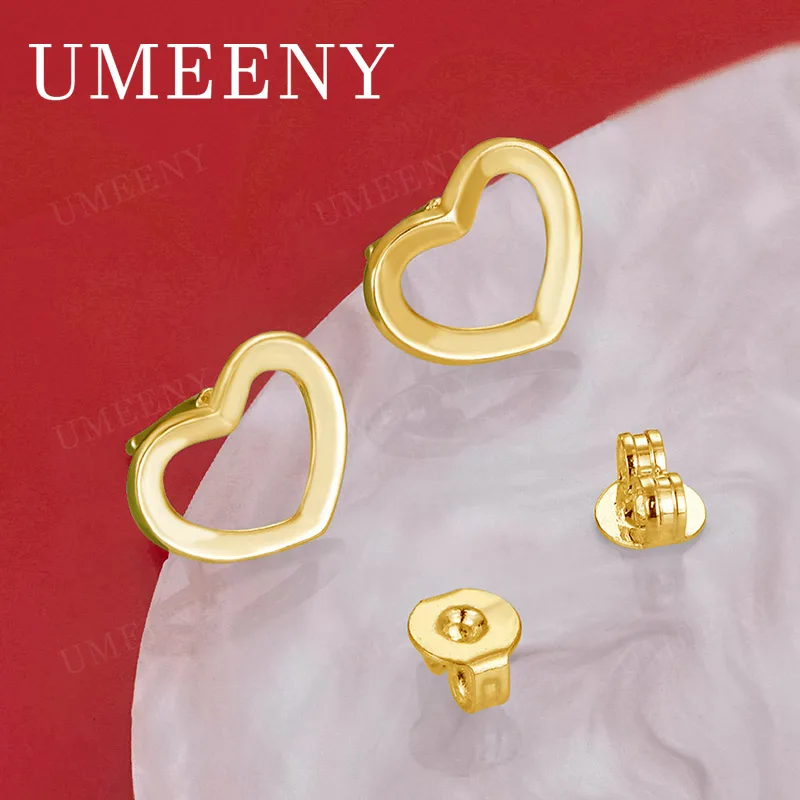 Luxury 925 sterling silver 18K Gold Exquisite Heart-Shaped Earrings for Women, Fashionable Wedding Gift & Party Jewelry
Luxury 925 sterling silver 18K Gold Exquisite Heart-Shaped Earrings for Women, Fashionable Wedding Gift & Party Jewelry