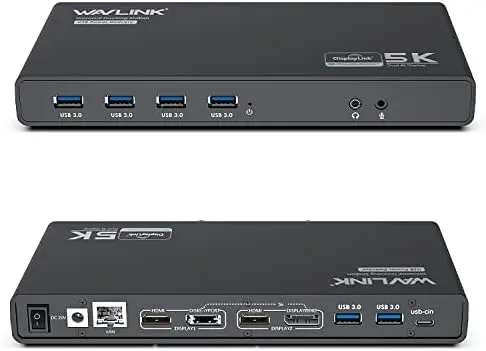 Upgrade your setup with WAVLINK docking station for dual monitors and power!
Upgrade your setup with WAVLINK docking station for dual monitors and power!