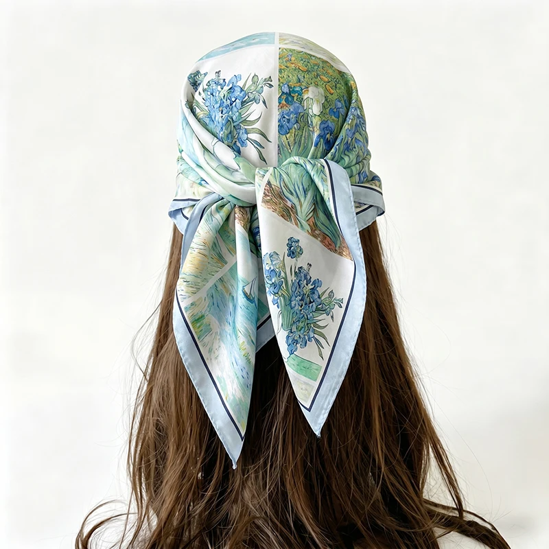 Square Scarf Neckerchief Hijab Women's Turban Luxury Print Headscarf Shawl Handkerchief Bandana Windproof Headband Wraps Fashion
Square Scarf Neckerchief Hijab Women's Turban Luxury Print Headscarf Shawl Handkerchief Bandana Windproof Headband Wraps Fashion