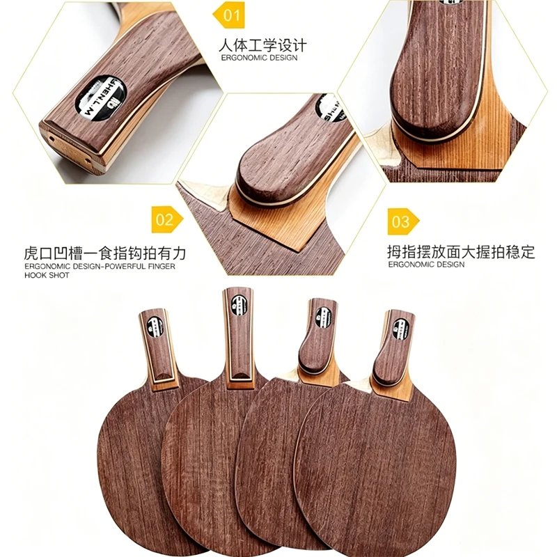 Genuine Shenlong Wood Table Tennis Racket Professional Grade Carbon Titanium Fiber Table Tennis Baseplate FL/CS Racket With Bag
Genuine Shenlong Wood Table Tennis Racket Professional Grade Carbon Titanium Fiber Table Tennis Baseplate FL/CS Racket With Bag