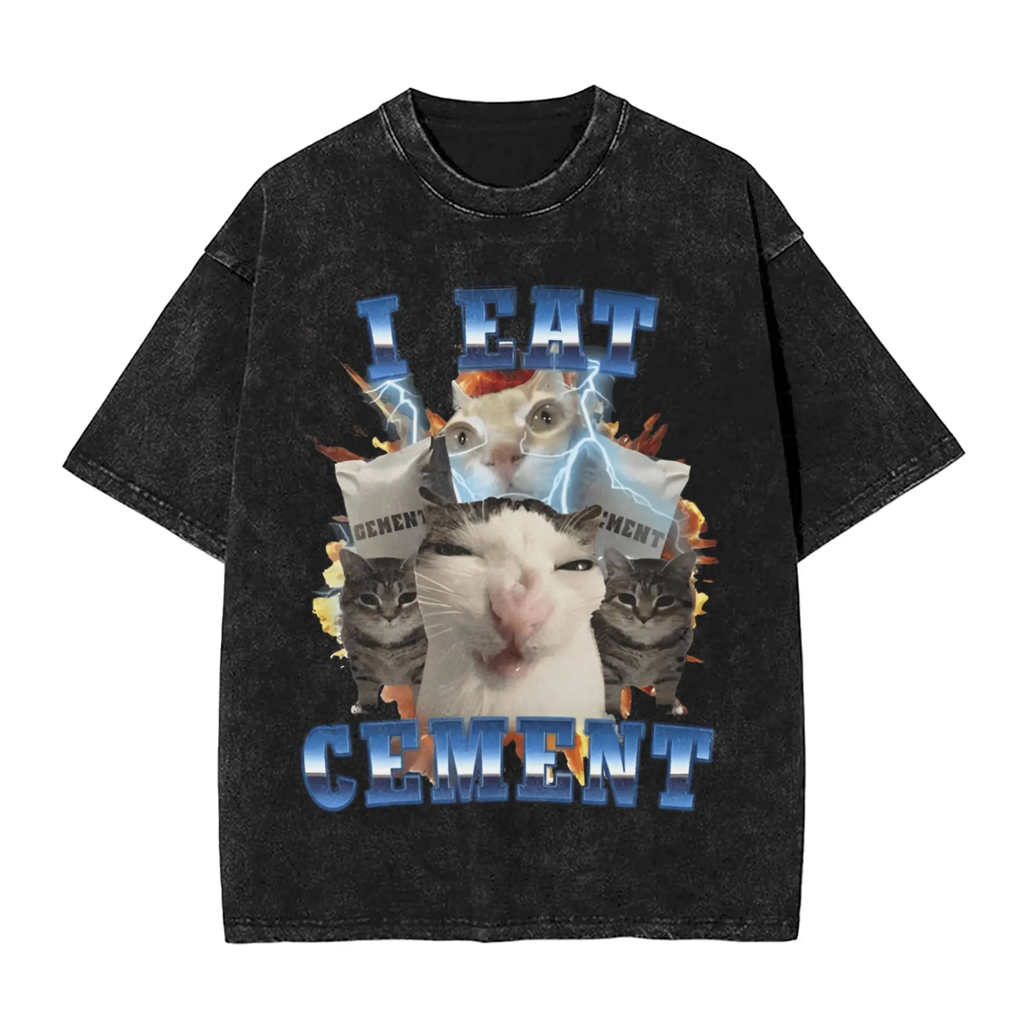 Футболка I Eat Cement Cat, мужская уличная хлопковая футболка, пляжная модная футболка с круглым вырезом, топы большого размера с принтом
Футболка I Eat Cement Cat, мужская уличная хлопковая футболка, пляжная модная футболка с круглым вырезом, топы большого размера с принтом