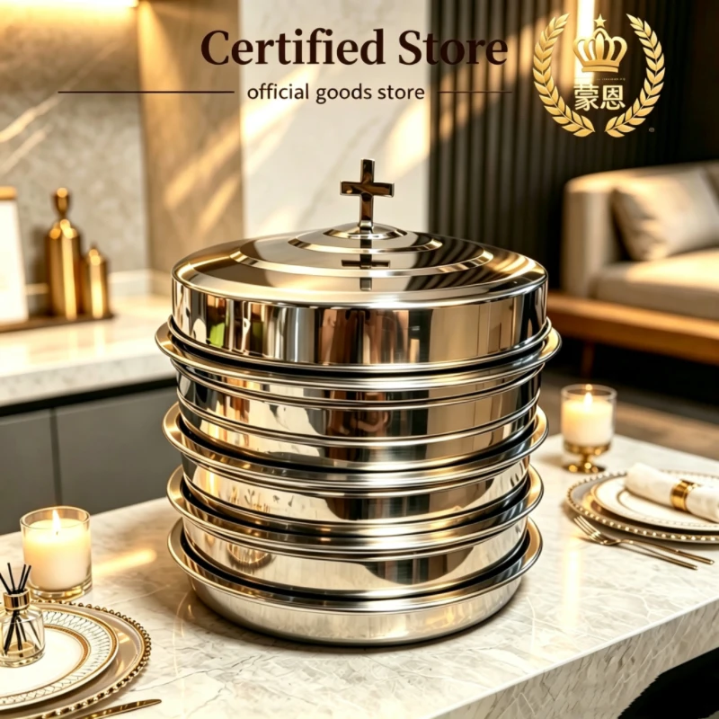 Stainless Steel Dinner Plates 5 Communion Trays 1 Lid 200PCs Re-useable Plastic Cups
Stainless Steel Dinner Plates 5 Communion Trays 1 Lid 200PCs Re-useable Plastic Cups