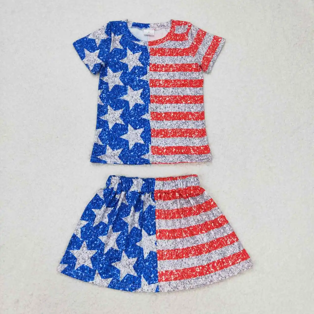 GT0584+GLK0024 July 4Th Toddler Girls Clothes Short Sleeve Top With Skirt Set Kids Summer Boutique Outfits
GT0584+GLK0024 July 4Th Toddler Girls Clothes Short Sleeve Top With Skirt Set Kids Summer Boutique Outfits
