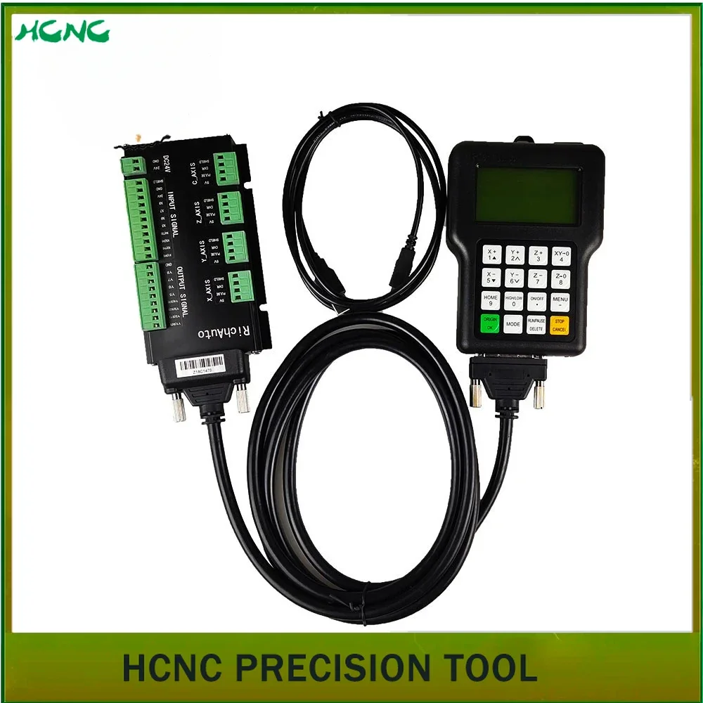 CNC Controller Richauto DSP A11E A18E 3Axis 4Axis USB Remote Control System, Supports Multi-Head Replacement and G Code
CNC Controller Richauto DSP A11E A18E 3Axis 4Axis USB Remote Control System, Supports Multi-Head Replacement and G Code