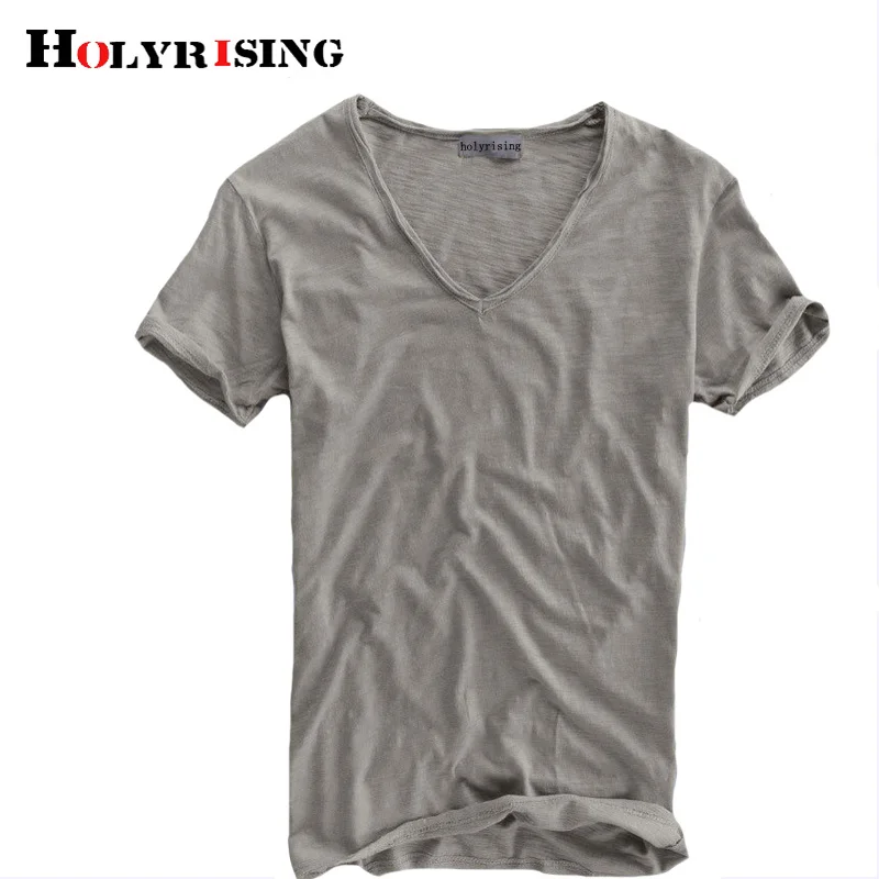 Holyrising Men Summer T-shirts 100% Cotton V Collar Short Sleeve T Shirt Vinatge Streetwear Tshirt Thin Top M-3XL 18868-5
Holyrising Men Summer T-shirts 100% Cotton V Collar Short Sleeve T Shirt Vinatge Streetwear Tshirt Thin Top M-3XL 18868-5