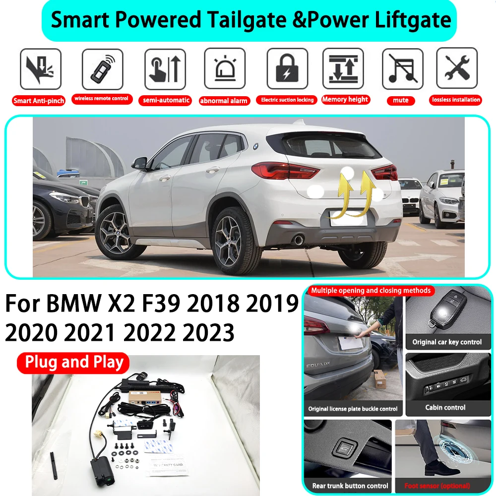 for BMW X2 F39 2018 2019 2020 2021 2022 2023 OEM Smart Automatic Powered Tailgate Electric Power Tailgate Lift Kit Key Close
for BMW X2 F39 2018 2019 2020 2021 2022 2023 OEM Smart Automatic Powered Tailgate Electric Power Tailgate Lift Kit Key Close