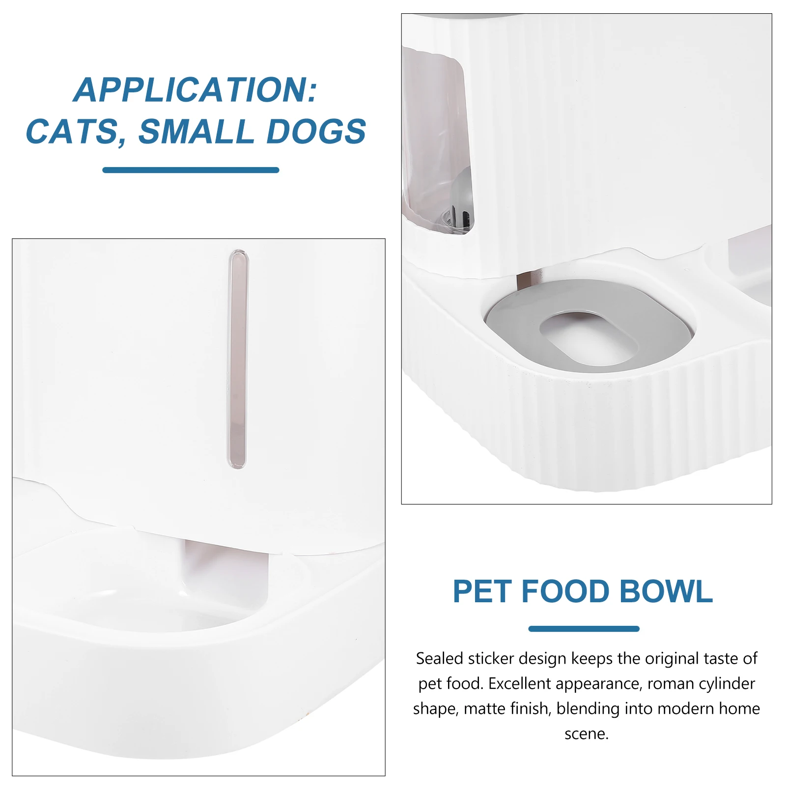 Automatic Bowl 3L Food 0.85L Water Detachable Cat Dog Drinking Dispenser Sealed Hips Bowl Uninterrupted Supply Pet
Automatic Bowl 3L Food 0.85L Water Detachable Cat Dog Drinking Dispenser Sealed Hips Bowl Uninterrupted Supply Pet