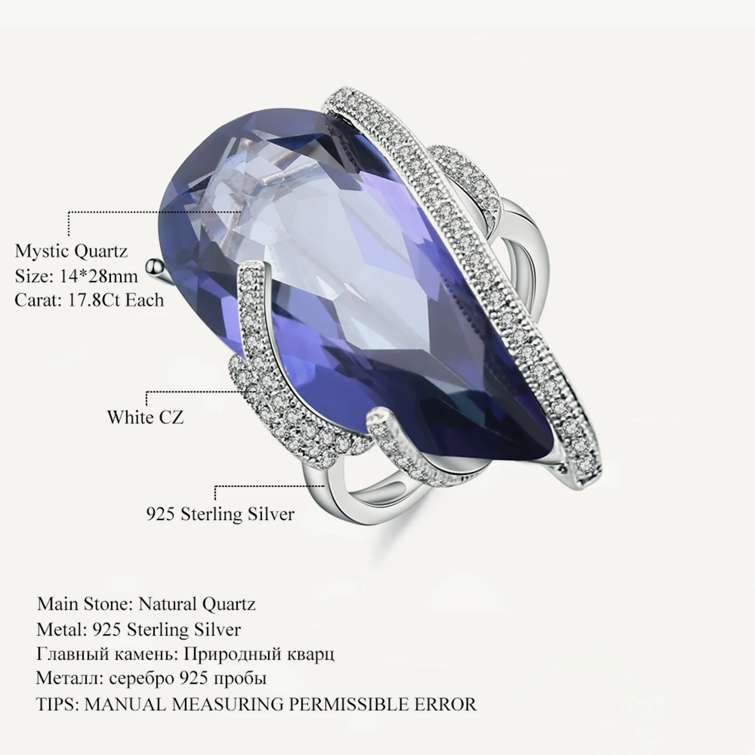 GEM'S BALLET "New York Fashion Week" Luxury Original Design Jewelry Real 925 Sterling Silver Rings For Women Romantic Gift
GEM'S BALLET "New York Fashion Week" Luxury Original Design Jewelry Real 925 Sterling Silver Rings For Women Romantic Gift