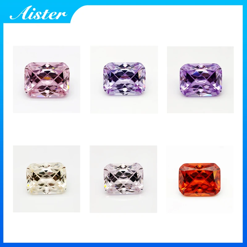 New 5A White/Pink/Purple/Red/Partschinite Colors Rectangular Snowflake cut Cubic Zirconia Loose Gemstones for Jewerly Making
New 5A White/Pink/Purple/Red/Partschinite Colors Rectangular Snowflake cut Cubic Zirconia Loose Gemstones for Jewerly Making