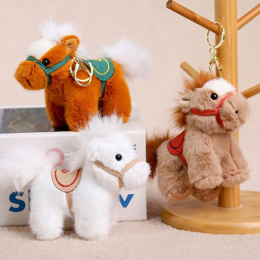 Cute Plush Pony Keychains, 2026 Year of the Horse Plush Keyring, Stuffed Horse Backpack Ornaments Pendant Chinese New Years Gift
Cute Plush Pony Keychains, 2026 Year of the Horse Plush Keyring, Stuffed Horse Backpack Ornaments Pendant Chinese New Years Gift
