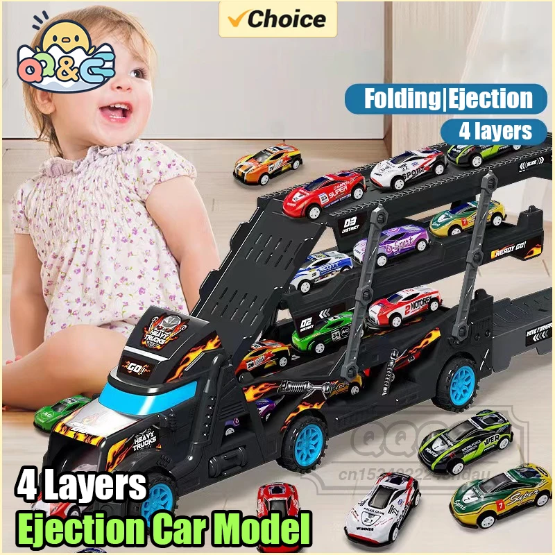 Large Kid Truck Deformation Transporter Car Toys Models Educational Model Folding Track Racing Vehicle Boys Girls Birthday Gift
Large Kid Truck Deformation Transporter Car Toys Models Educational Model Folding Track Racing Vehicle Boys Girls Birthday Gift