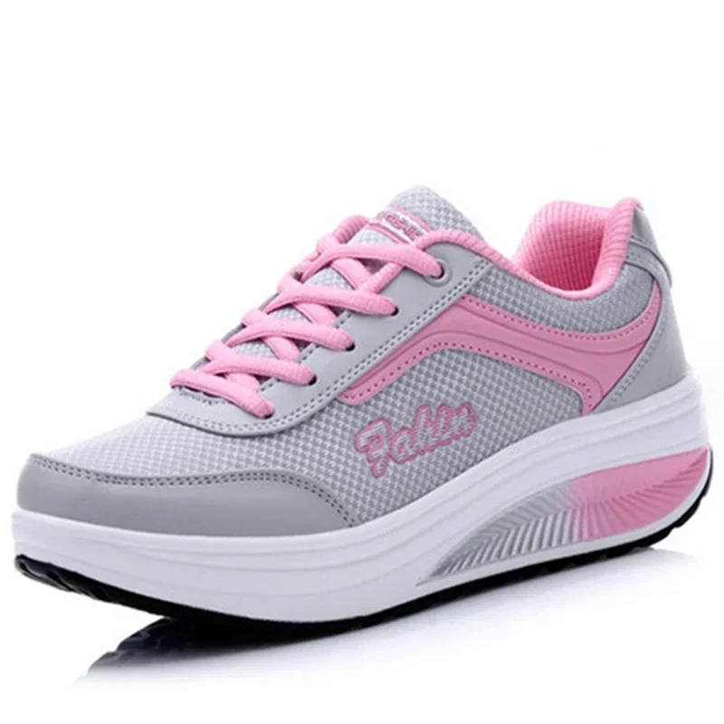 NewWomen Slimming Swing Sneakers Platform Wedge Toning Shoes Woman Breathable Lightweight Sneakers Height Increasing
NewWomen Slimming Swing Sneakers Platform Wedge Toning Shoes Woman Breathable Lightweight Sneakers Height Increasing