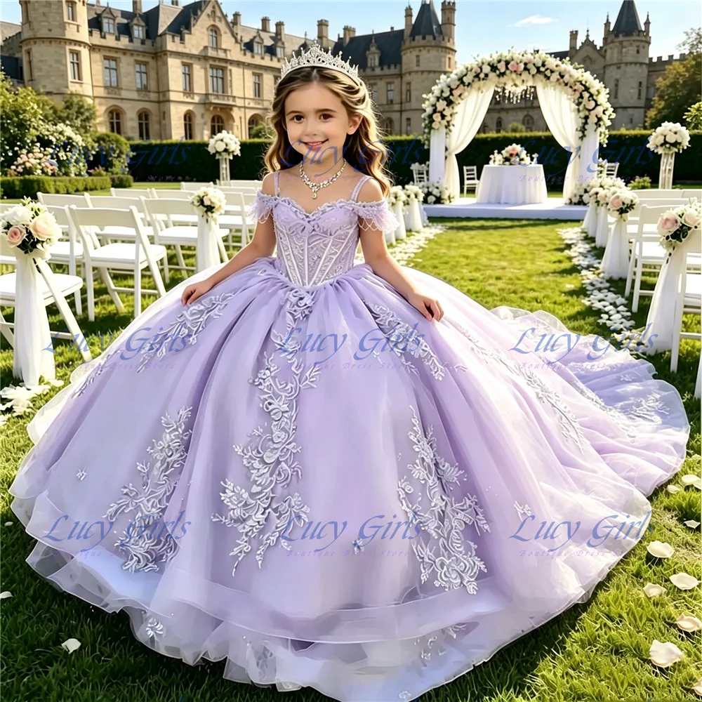 Quality TulleSequin Applique Flower Girl Dress Gold Lace Pageant Dresses for Girls with Bow Off Shoulder First Communion Dress
Quality TulleSequin Applique Flower Girl Dress Gold Lace Pageant Dresses for Girls with Bow Off Shoulder First Communion Dress