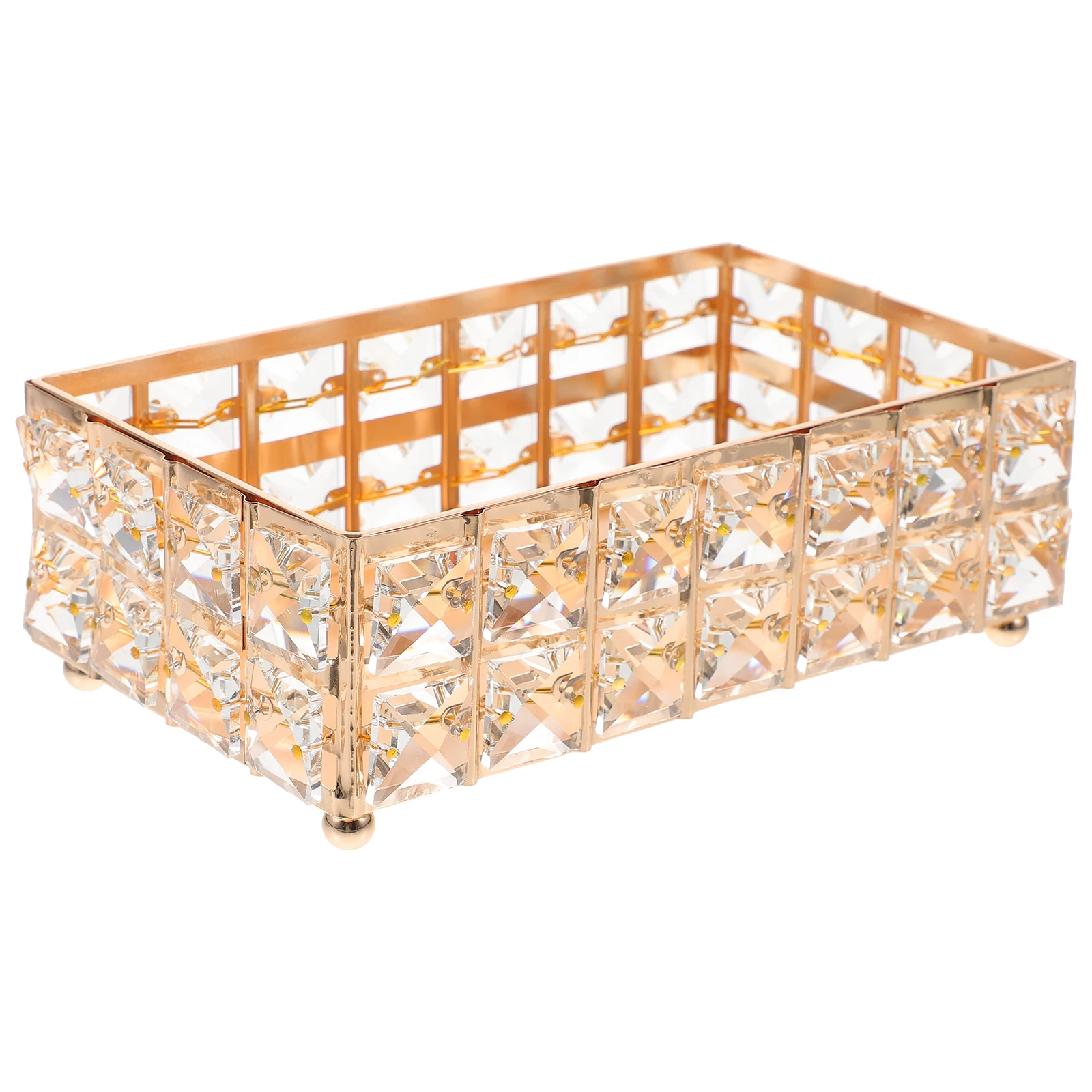 European Style Crystal Makeup Tray Golden Lipstick Organizer Countertop Storage Vanity Trays Smooth Edges Practical
European Style Crystal Makeup Tray Golden Lipstick Organizer Countertop Storage Vanity Trays Smooth Edges Practical