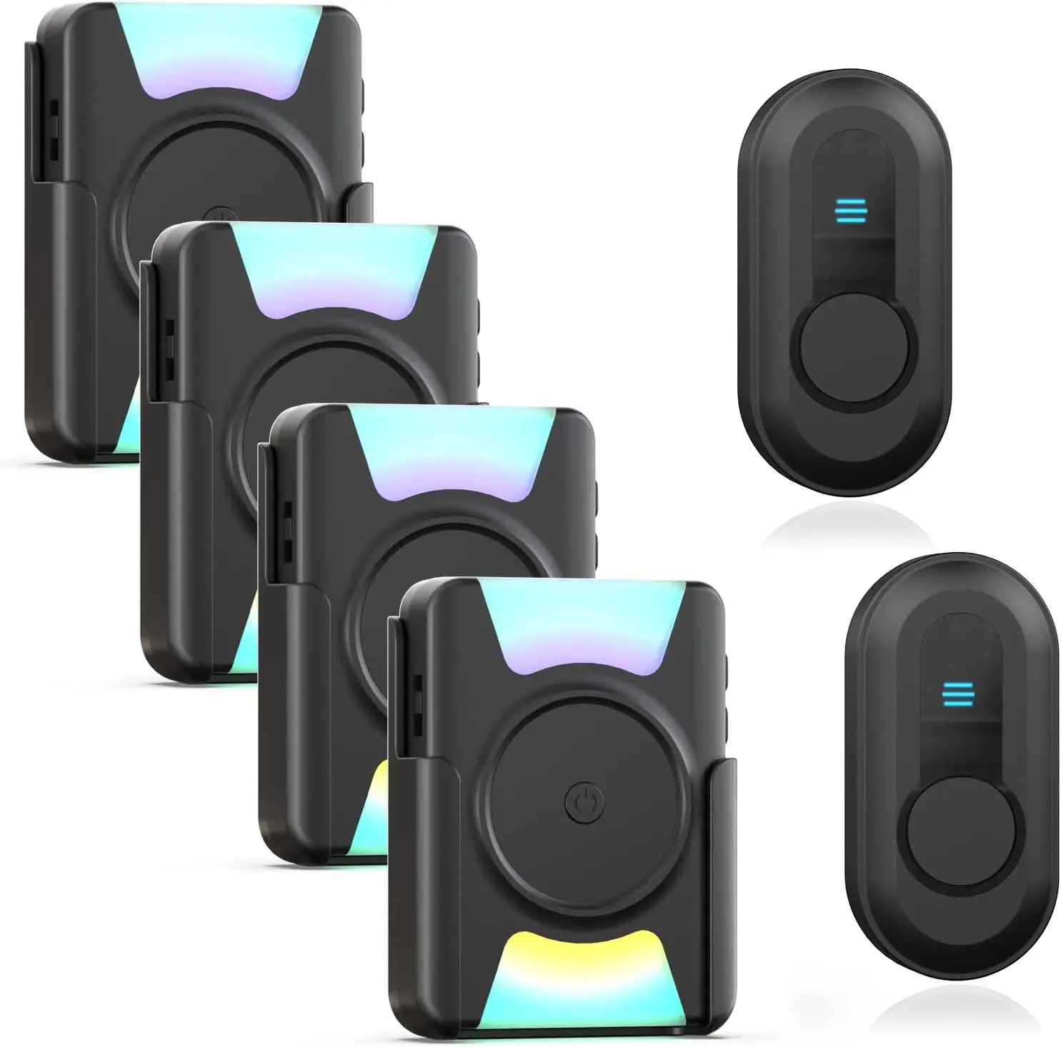 Waterproof Wireless Doorbell Kit with Vibration & Flash, 1000ft Range, 4 Receivers for Hearing/Vision Impaired
Waterproof Wireless Doorbell Kit with Vibration & Flash, 1000ft Range, 4 Receivers for Hearing/Vision Impaired
