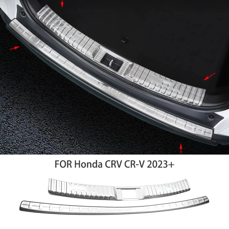 FIT FOR Honda CRV CR-V 2023+ Stainless steel chrome black Rear Trunk outside inside Bumper Protector cover sill guard Trim
FIT FOR Honda CRV CR-V 2023+ Stainless steel chrome black Rear Trunk outside inside Bumper Protector cover sill guard Trim
