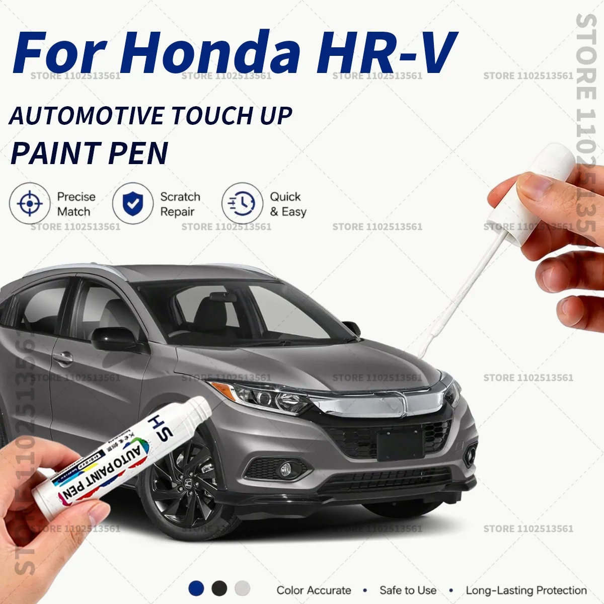 For Honda HR-V White Black Blue Silver Red Car Touch Up Paint Pen Quick Repair Scratch Remover Auto Paint Brush Easy Application
For Honda HR-V White Black Blue Silver Red Car Touch Up Paint Pen Quick Repair Scratch Remover Auto Paint Brush Easy Application