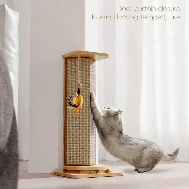 【Best Sale】Pet Scratching Post Solid Wood Pet Turntable Funny Pet Stick Balls Durable Sisal Scratching Board Pet Wall Corner Scr
【Best Sale】Pet Scratching Post Solid Wood Pet Turntable Funny Pet Stick Balls Durable Sisal Scratching Board Pet Wall Corner Scr