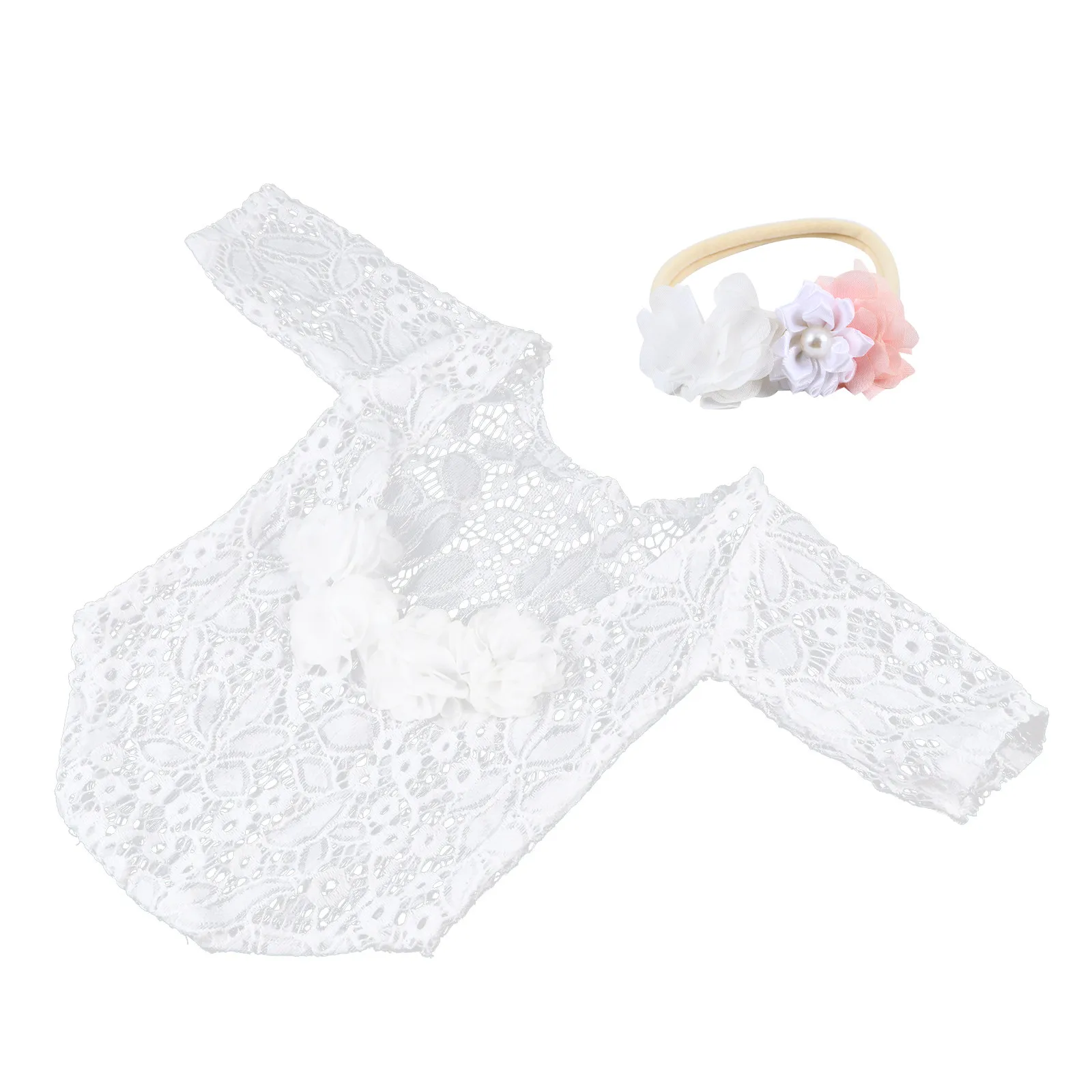 1Set Infant Photography Props Rompers and Headbands Premium Material Lace Design Memorable Shoots Newborn Lace Rompers
1Set Infant Photography Props Rompers and Headbands Premium Material Lace Design Memorable Shoots Newborn Lace Rompers