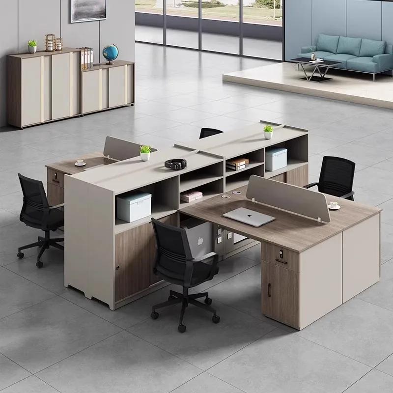 Staff office desk and chair combination simple modern screen partition single financial desk office staff card space
Staff office desk and chair combination simple modern screen partition single financial desk office staff card space