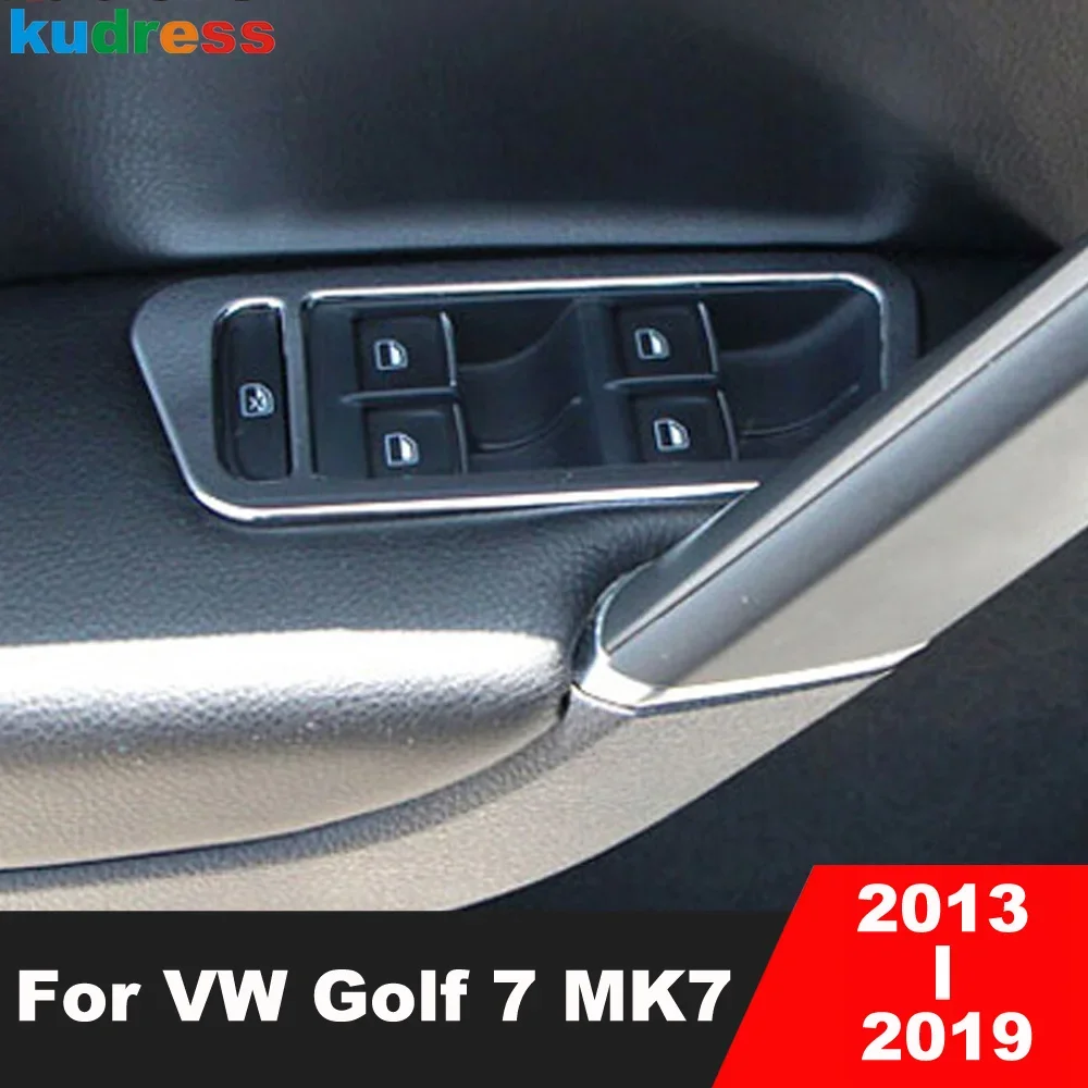 Для Volkswagen VW Golf 7 MK7 2013-2017 2018 2019 хром Автомобильный интерьер дверь окно подъемник кнопка переключения панель Крышка отделка Аксессуары
Для Volkswagen VW Golf 7 MK7 2013-2017 2018 2019 хром Автомобильный интерьер дверь окно подъемник кнопка переключения панель Крышка отделка Аксессуары