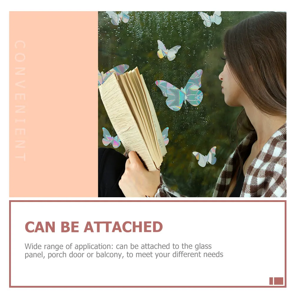 1Set Static Cling Sticker Anti-Collision Window Decal Reflective Design for Glass Porch Balcony Anti-Collision Window Cling
1Set Static Cling Sticker Anti-Collision Window Decal Reflective Design for Glass Porch Balcony Anti-Collision Window Cling