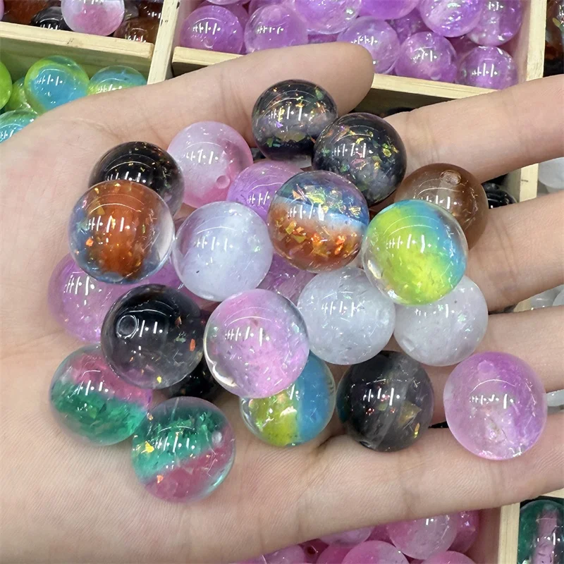 Diy jewelry making 50pcs/lot 16mm color glitter effect geometry round shape resin straight hole beads fit garment hair accessory
Diy jewelry making 50pcs/lot 16mm color glitter effect geometry round shape resin straight hole beads fit garment hair accessory