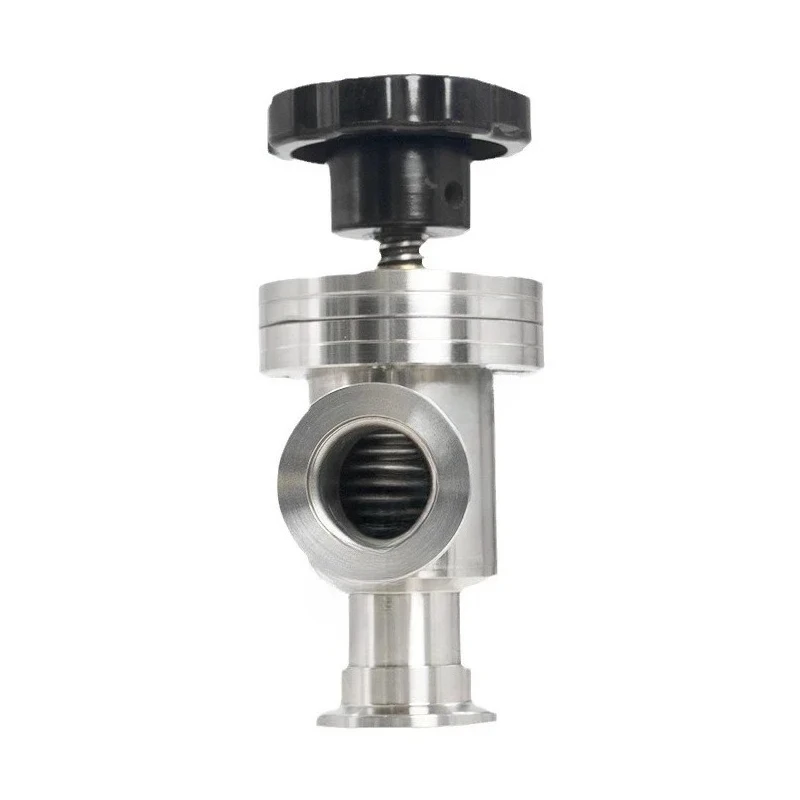 Manual High Vacuum Baffle Valve Stainless Steel 304 Carbon Steel Corrugated Pipe Quick Release Connection Method
Manual High Vacuum Baffle Valve Stainless Steel 304 Carbon Steel Corrugated Pipe Quick Release Connection Method