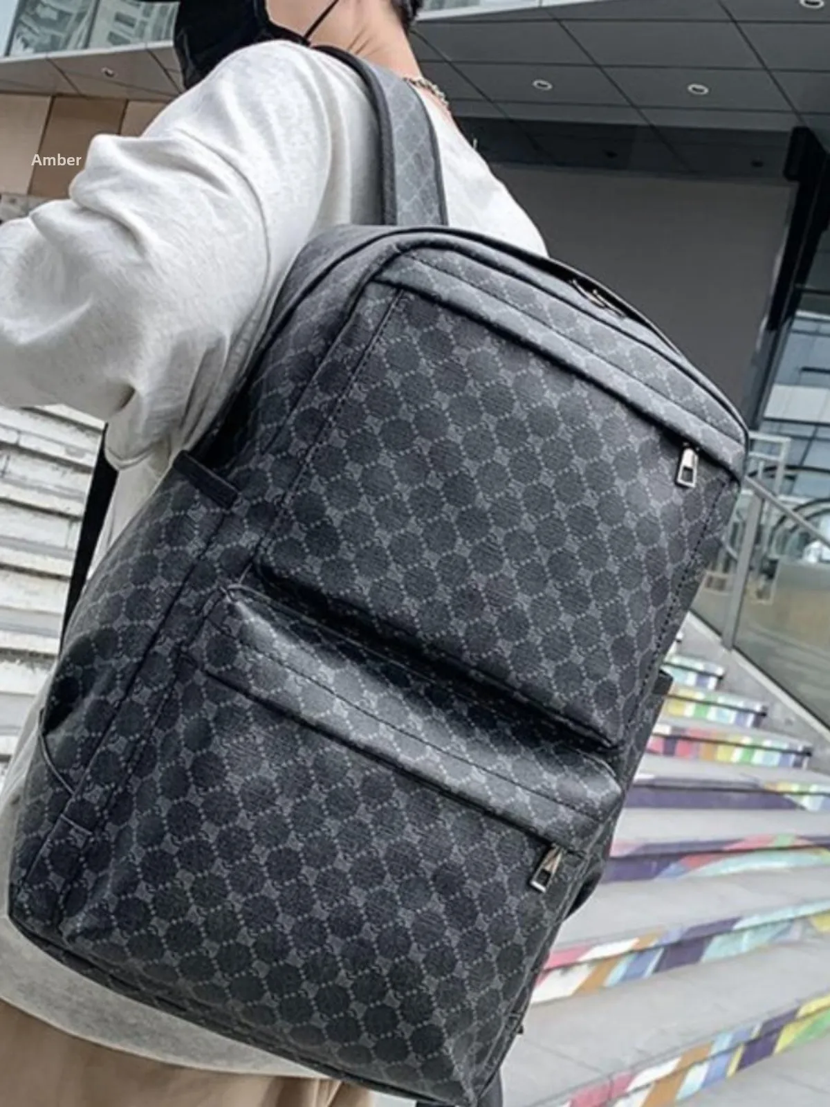 Men's Leather Backpack Large Capacity Casual Campus Style Dual Shoulder Bag Fashionable Simple Design Travel Ready School Bag
Men's Leather Backpack Large Capacity Casual Campus Style Dual Shoulder Bag Fashionable Simple Design Travel Ready School Bag