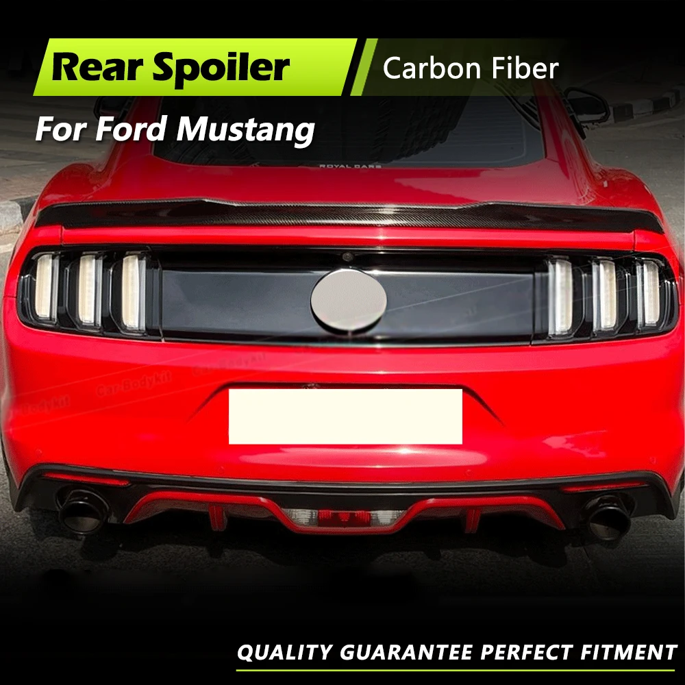 Car Racing Rear Trunk Spoiler Lip Wing For Ford Mustang GT Coupe 2015-2022 Car Rear Trunk Boot Lip Wing Spoiler Carbon Fiber
Car Racing Rear Trunk Spoiler Lip Wing For Ford Mustang GT Coupe 2015-2022 Car Rear Trunk Boot Lip Wing Spoiler Carbon Fiber