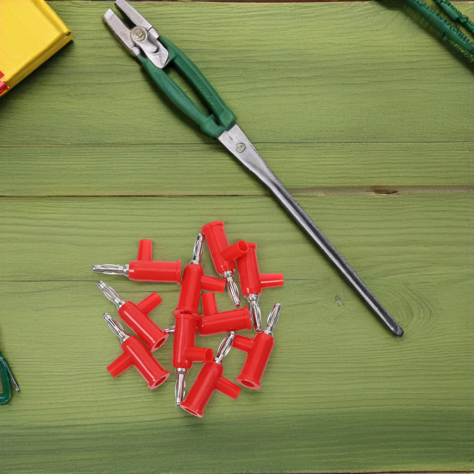 20Pcs Side Entry Banana Plug Connector 4Mm Gun Style Solderless Quick Connect Electrical Testing Lab Experiments
20Pcs Side Entry Banana Plug Connector 4Mm Gun Style Solderless Quick Connect Electrical Testing Lab Experiments