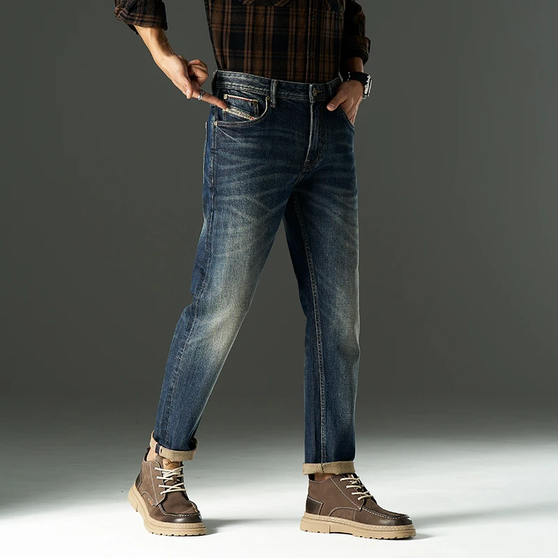 15oz Heavyweight Deep Blue Red Selvedge Denim Jeans for Men American Vintage Heavy Washed Slim Fit Straight Pants High Quality
15oz Heavyweight Deep Blue Red Selvedge Denim Jeans for Men American Vintage Heavy Washed Slim Fit Straight Pants High Quality