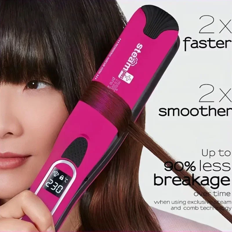 High quality Portable Mini Steam Curling Straightening Iron Negative Ion Ceramic Temp Display Hair Styling Tool
High quality Portable Mini Steam Curling Straightening Iron Negative Ion Ceramic Temp Display Hair Styling Tool
