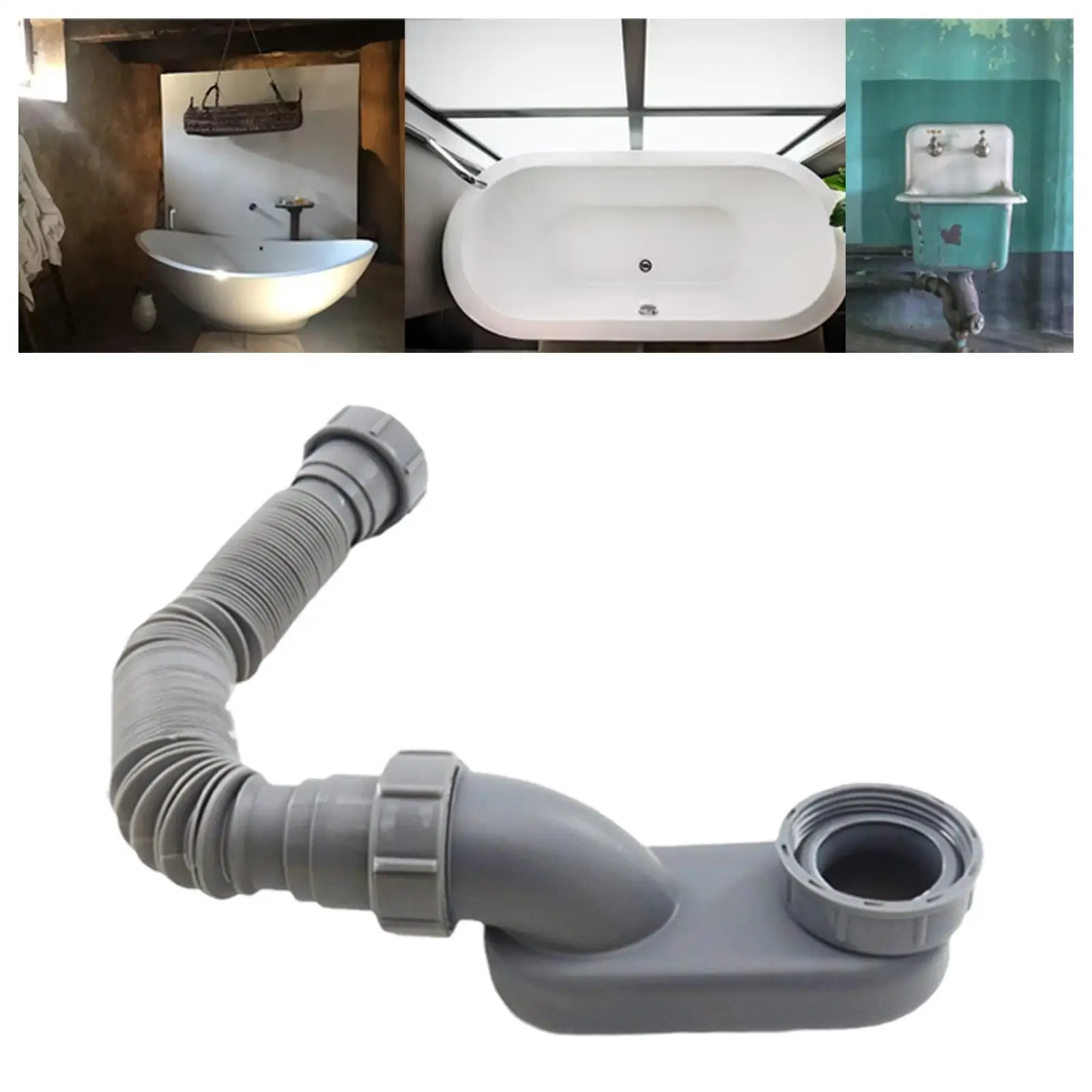 Низкопрофильная сливная труба для ванны и душа, P-ловушка, профессиональная герметичная сливная ванна 1
Низкопрофильная сливная труба для ванны и душа, P-ловушка, профессиональная герметичная сливная ванна 1