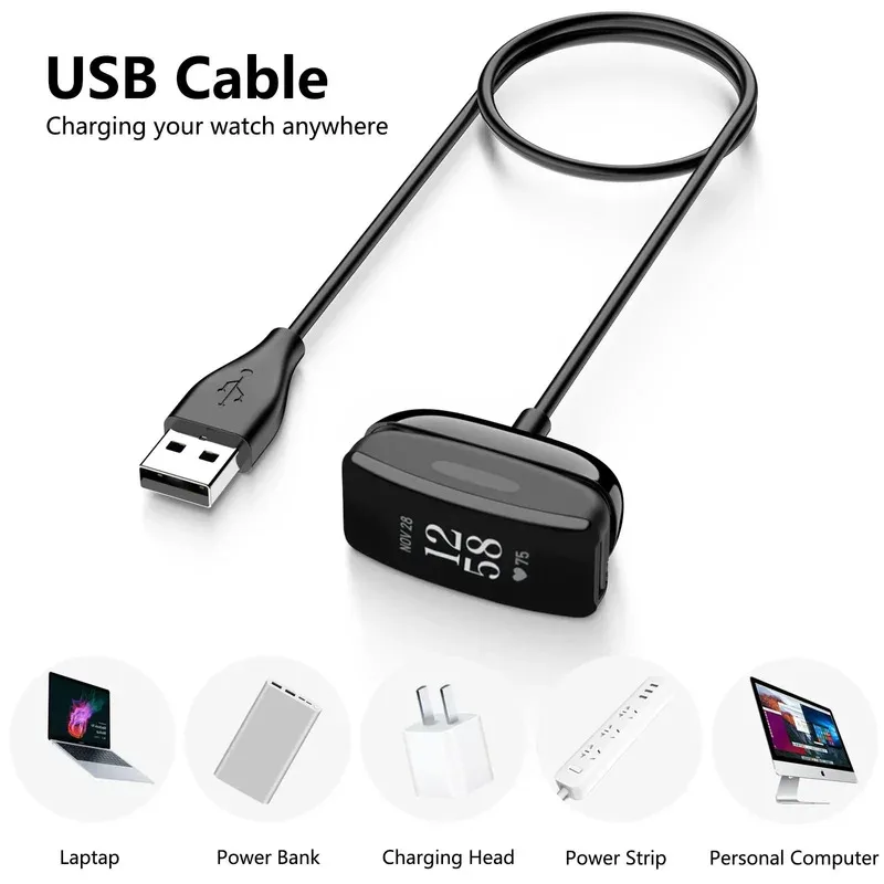 100cm 30cm USB Charger Cable For Fitbit inspire 2/ACE 3 Charging Cable Cord
100cm 30cm USB Charger Cable For Fitbit inspire 2/ACE 3 Charging Cable Cord