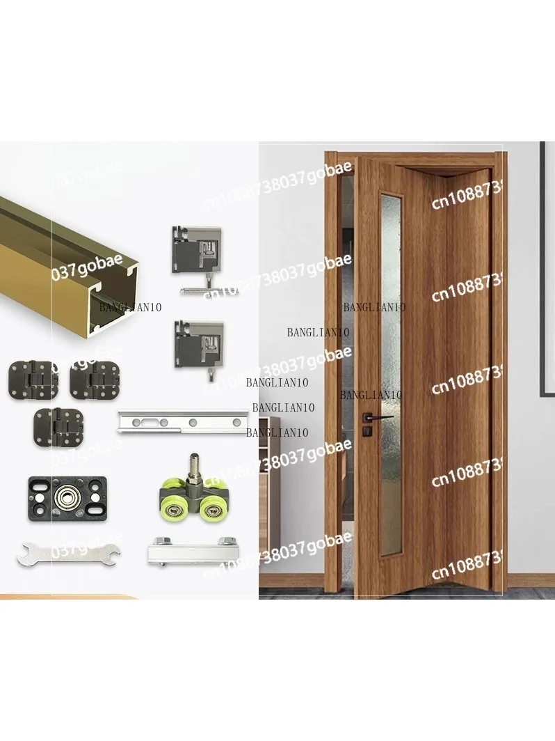 Sanqi Folding Hardware Accessories Sliding Door Complete Set of Bathroom Door Slide
Sanqi Folding Hardware Accessories Sliding Door Complete Set of Bathroom Door Slide