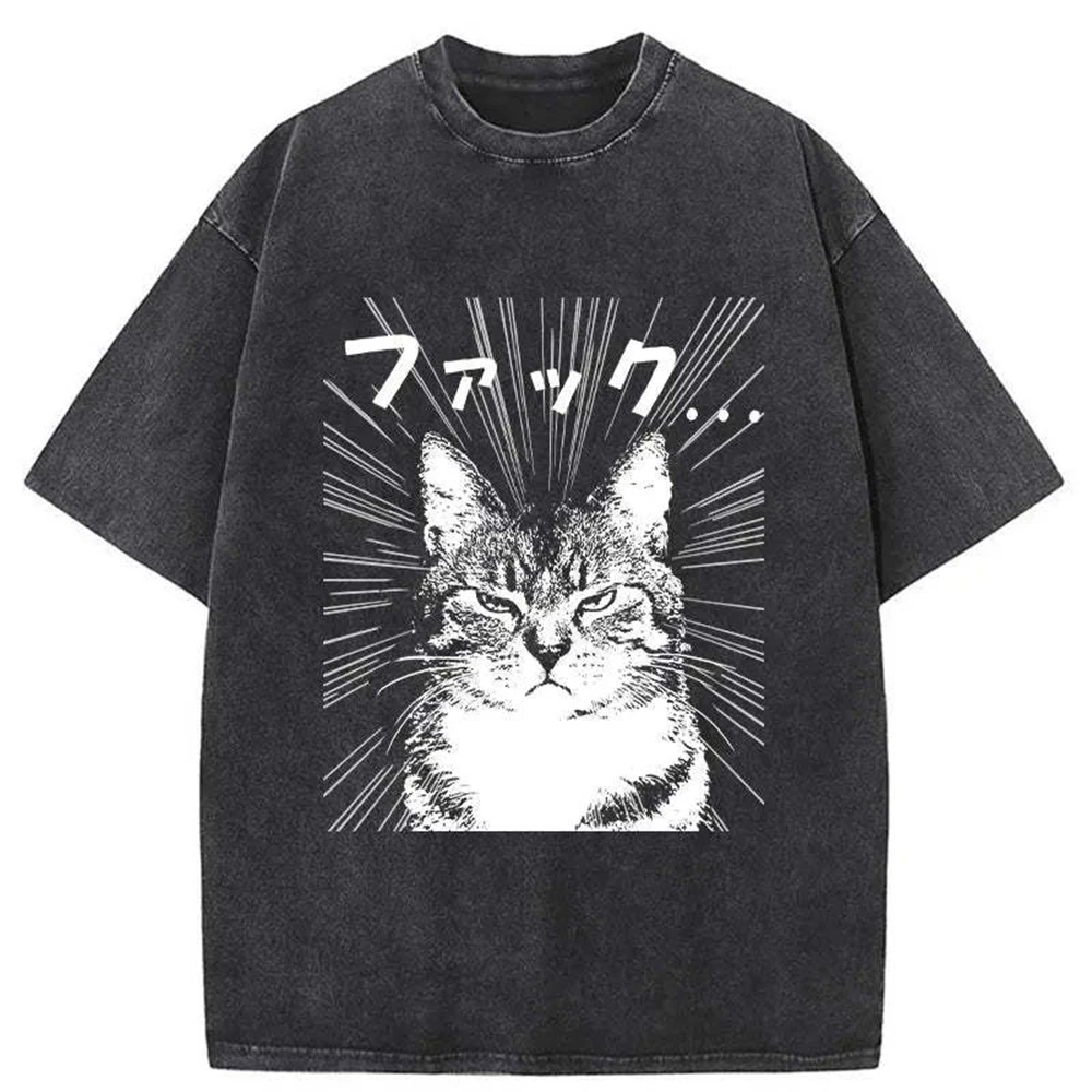 SOVOB Angry Cat Washed Мужская одежда с коротким рукавом Y2k Футболки Homme New in Top & Tees Мужская футболка Футболка 25528
SOVOB Angry Cat Washed Мужская одежда с коротким рукавом Y2k Футболки Homme New in Top & Tees Мужская футболка Футболка 25528