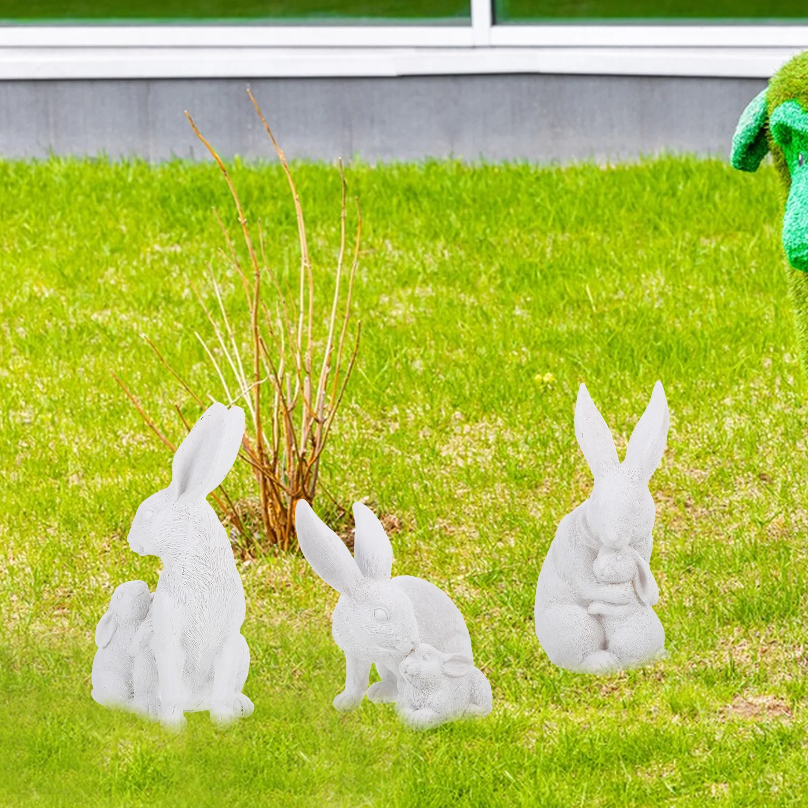 1 set Resin Rabbit Statue Vintage Finish Decorative Figurine Bunny for Home Garden Decoration Mini L
1 set Resin Rabbit Statue Vintage Finish Decorative Figurine Bunny for Home Garden Decoration Mini L