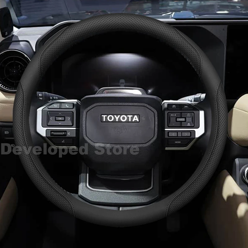 Car Steering Wheel Cover For Toyota Land Cruiser 250 Prado Lc250 150 LC150 120 2004-2026 Leather Auto Steering Wheel Accessories
Car Steering Wheel Cover For Toyota Land Cruiser 250 Prado Lc250 150 LC150 120 2004-2026 Leather Auto Steering Wheel Accessories