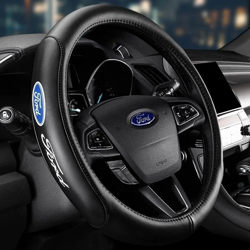 Ford leather Car steering wheel Cover For ford focus Mondeo Fiesta Transit Explorer F-150 Ranger Kuga Edge Fusion MK2 MK3 Car
Ford leather Car steering wheel Cover For ford focus Mondeo Fiesta Transit Explorer F-150 Ranger Kuga Edge Fusion MK2 MK3 Car