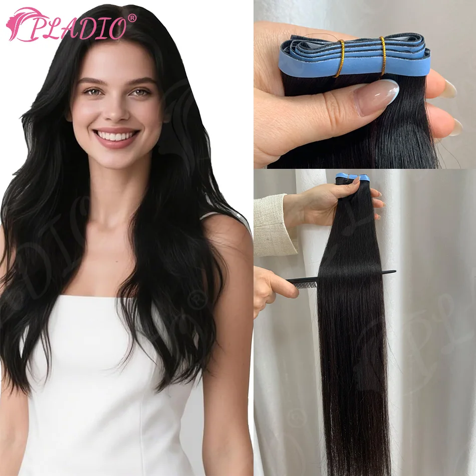 Tape in Weft Hair Extensions Human Hair Remy Invisible Silky Straight One Piece 50g Color1B Easy to Use DIY for Women Add Volume
Tape in Weft Hair Extensions Human Hair Remy Invisible Silky Straight One Piece 50g Color1B Easy to Use DIY for Women Add Volume