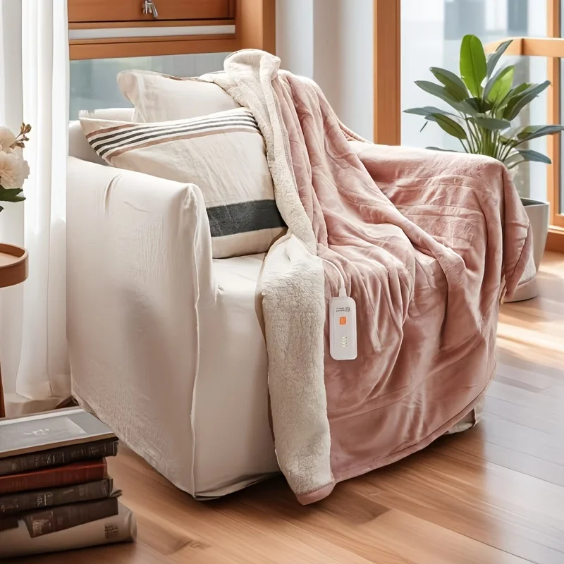 Cozy Heated Throw Blanket – 50" x 60" Soft Y-Plush Electric Blanket with 4 Adjustable Heat Levels & 3-Hour Auto Shut-Off | ETL Certified | Machine Washable for Easy Care
Cozy Heated Throw Blanket – 50" x 60" Soft Y-Plush Electric Blanket with 4 Adjustable Heat Levels & 3-Hour Auto Shut-Off | ETL Certified | Machine Washable for Easy Care