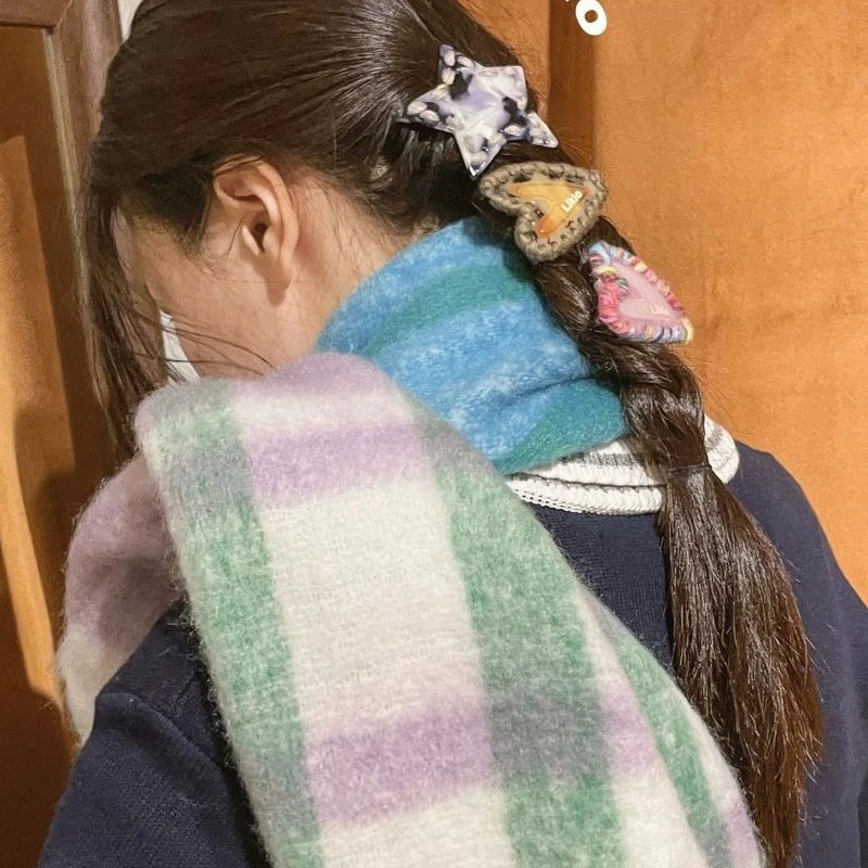 Women's Hair Clip Korean Polka Dots Star Headwear Barrette High-quality Hair Accessory For Girl Kawaii Sweet Cool Yarn Colorful
Women's Hair Clip Korean Polka Dots Star Headwear Barrette High-quality Hair Accessory For Girl Kawaii Sweet Cool Yarn Colorful