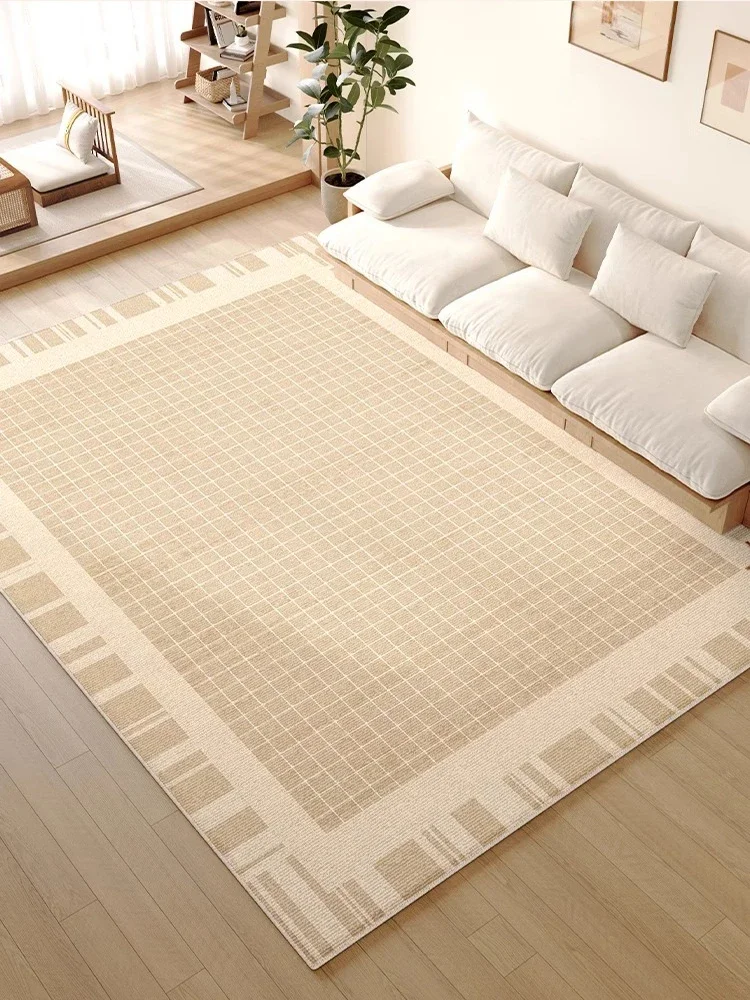 Minimalist Cream Plaid Carpet Luxury Modern Home Decor Living Room Carpet Easy Care Rug TPR Non-Slip Bedroom Bedside Rugs السجاد
Minimalist Cream Plaid Carpet Luxury Modern Home Decor Living Room Carpet Easy Care Rug TPR Non-Slip Bedroom Bedside Rugs السجاد