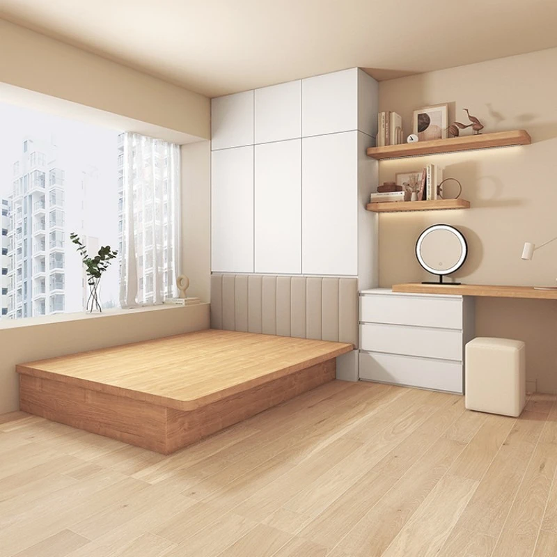 Integrated bedroom with wardrobe and bedroom multifunctional tall storage bed
Integrated bedroom with wardrobe and bedroom multifunctional tall storage bed