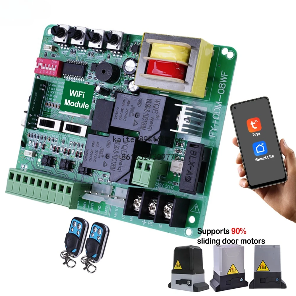 NEW Tuya Smart WiFi Control 220V Sliding Door Motor Control Board Spare Special Control Board Kit
NEW Tuya Smart WiFi Control 220V Sliding Door Motor Control Board Spare Special Control Board Kit